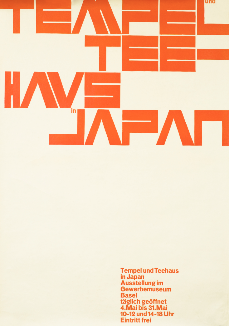 Temple und Tee-haus in Japan