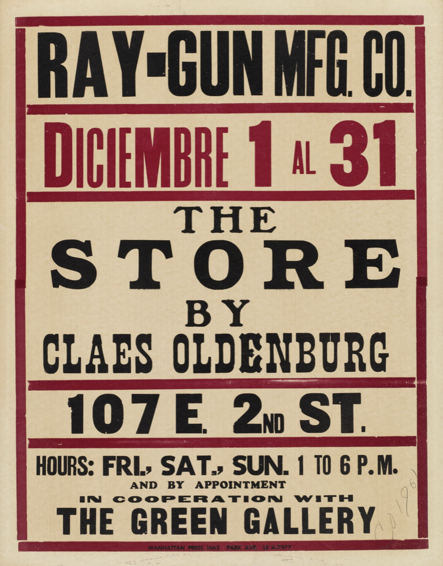 Claes Oldenburg The Store