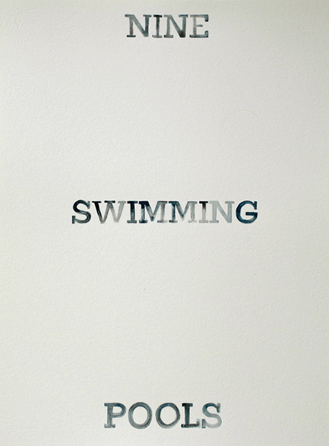 Ed Ruscha’s Nine Swimming Pools
